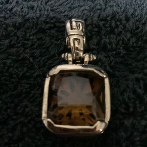 Vintage signed MX necklace pendant